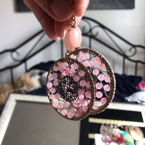 Netted earrings from Aruba